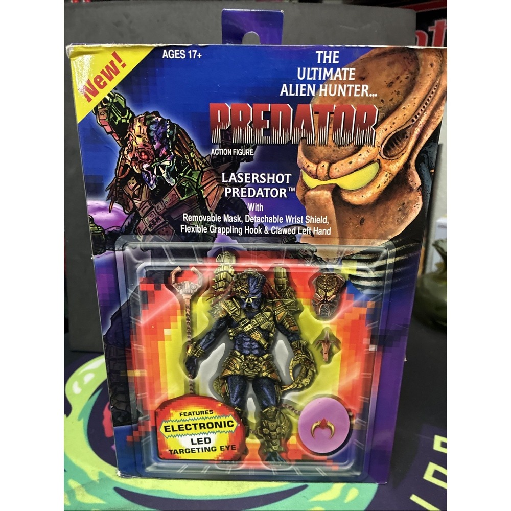 Sealed, Lasershot Predator. Neca Action Figure Open Box Nice